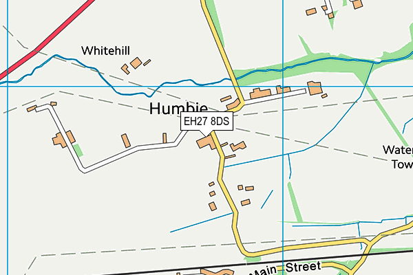 EH27 8DS map - OS VectorMap District (Ordnance Survey)