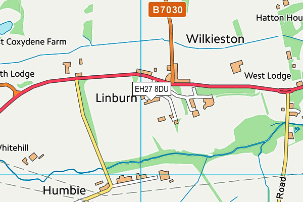 EH27 8DU map - OS VectorMap District (Ordnance Survey)