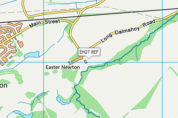 EH27 8EF map - OS VectorMap District (Ordnance Survey)