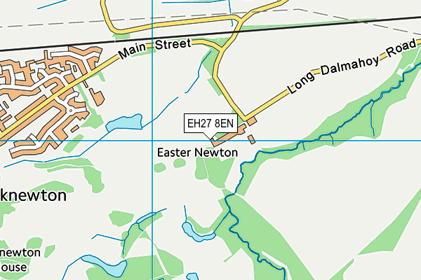 EH27 8EN map - OS VectorMap District (Ordnance Survey)