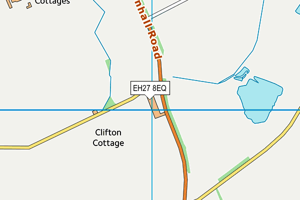 EH27 8EQ map - OS VectorMap District (Ordnance Survey)