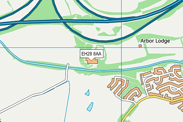 EH28 8AA map - OS VectorMap District (Ordnance Survey)