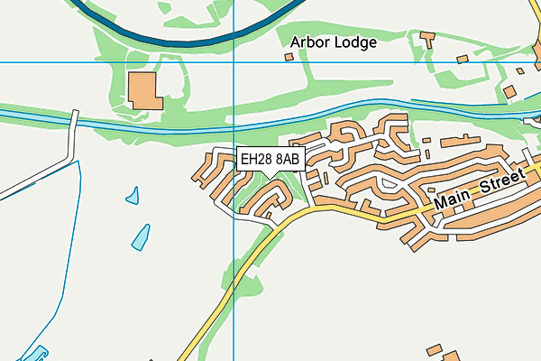 EH28 8AB map - OS VectorMap District (Ordnance Survey)