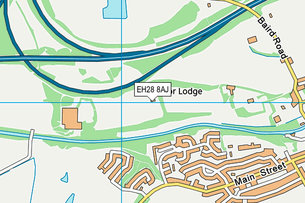 EH28 8AJ map - OS VectorMap District (Ordnance Survey)