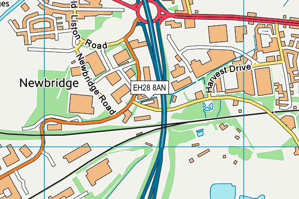 EH28 8AN map - OS VectorMap District (Ordnance Survey)