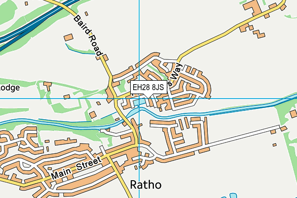 EH28 8JS map - OS VectorMap District (Ordnance Survey)