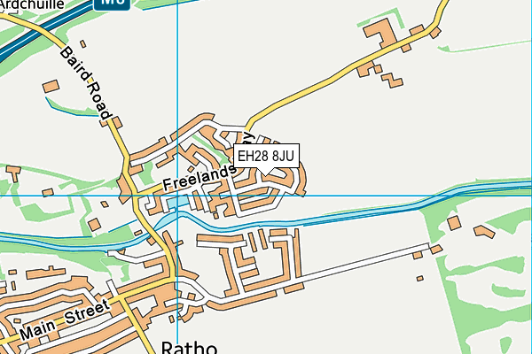 EH28 8JU map - OS VectorMap District (Ordnance Survey)