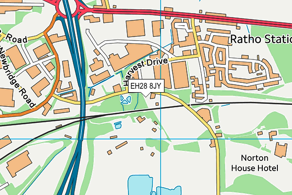EH28 8JY map - OS VectorMap District (Ordnance Survey)