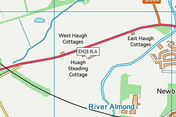 EH28 8LA map - OS VectorMap District (Ordnance Survey)