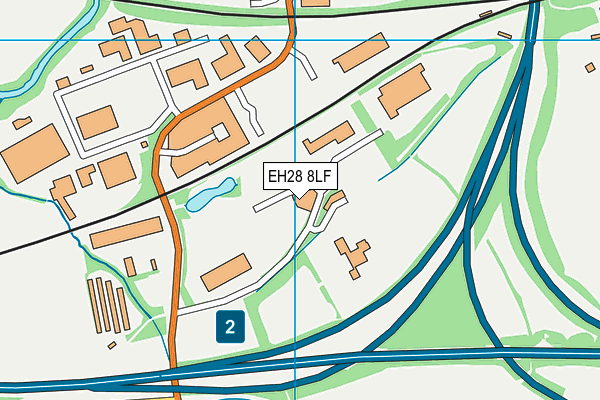 EH28 8LF map - OS VectorMap District (Ordnance Survey)