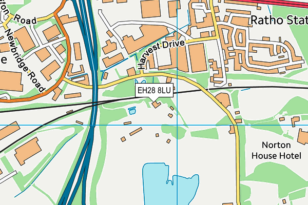 EH28 8LU map - OS VectorMap District (Ordnance Survey)