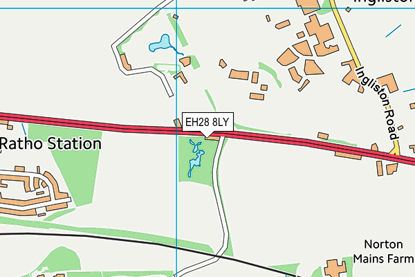 EH28 8LY map - OS VectorMap District (Ordnance Survey)