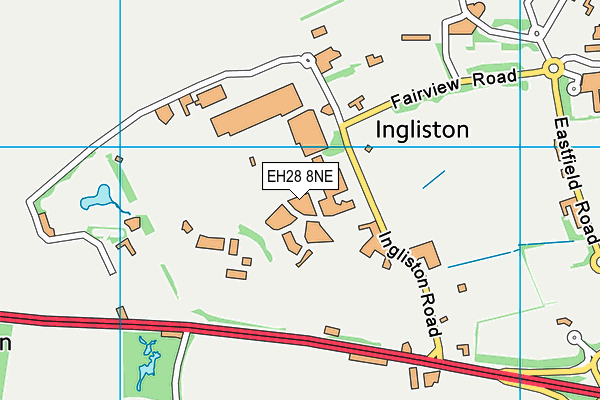 EH28 8NE map - OS VectorMap District (Ordnance Survey)