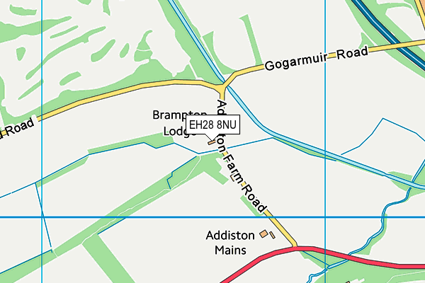 EH28 8NU map - OS VectorMap District (Ordnance Survey)