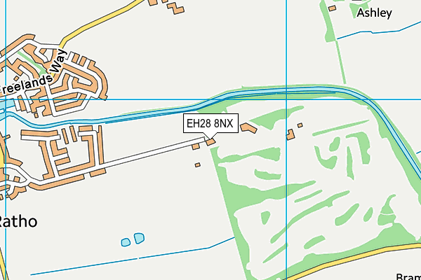 EH28 8NX map - OS VectorMap District (Ordnance Survey)