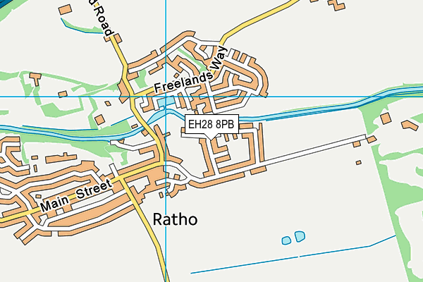 EH28 8PB map - OS VectorMap District (Ordnance Survey)