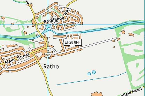 EH28 8PF map - OS VectorMap District (Ordnance Survey)