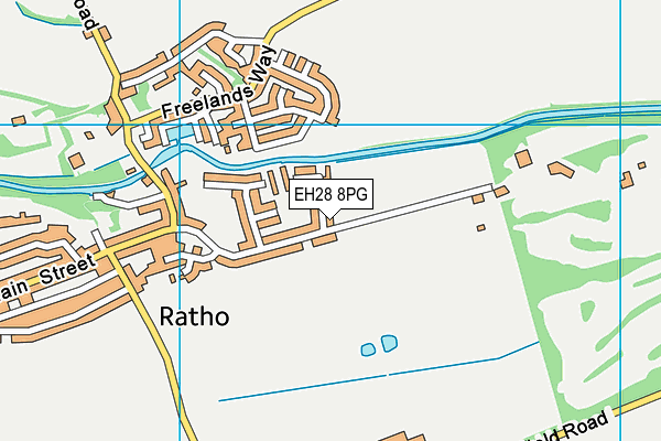 EH28 8PG map - OS VectorMap District (Ordnance Survey)