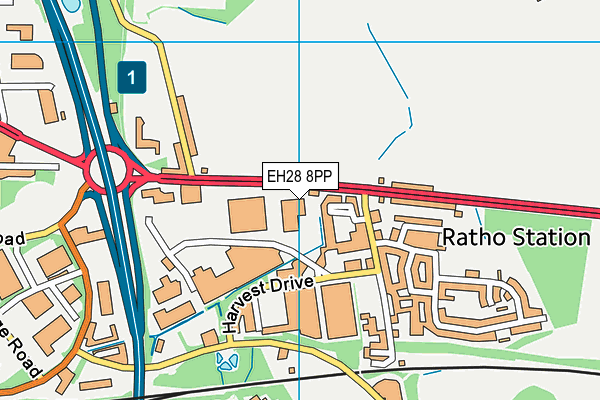 EH28 8PP map - OS VectorMap District (Ordnance Survey)