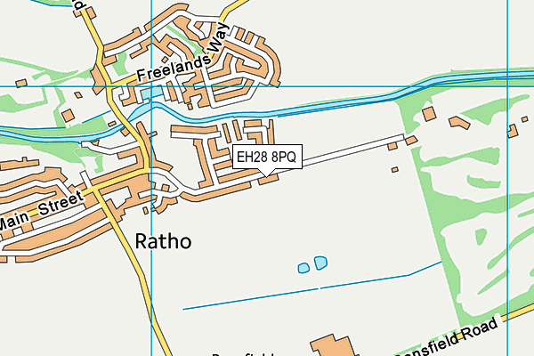 EH28 8PQ map - OS VectorMap District (Ordnance Survey)