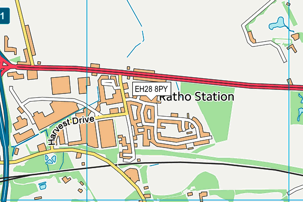 EH28 8PY map - OS VectorMap District (Ordnance Survey)