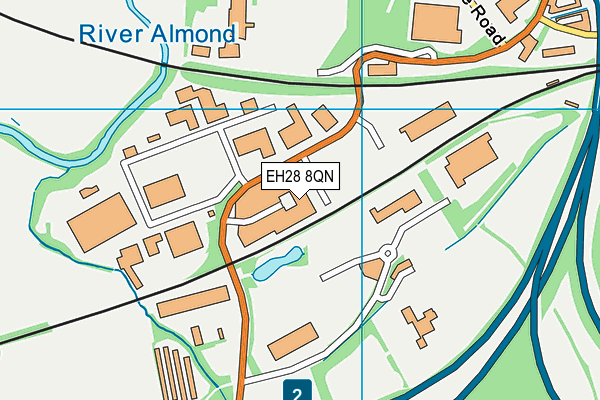 EH28 8QN map - OS VectorMap District (Ordnance Survey)