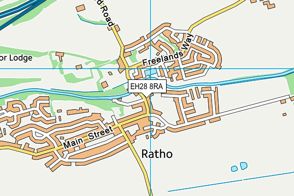 EH28 8RA map - OS VectorMap District (Ordnance Survey)