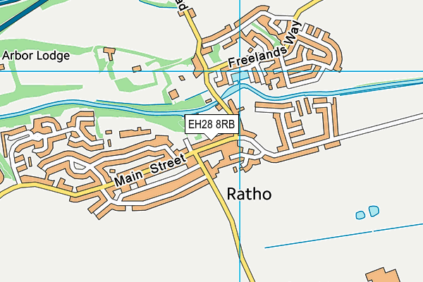 EH28 8RB map - OS VectorMap District (Ordnance Survey)