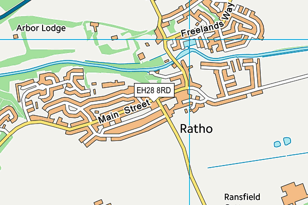 EH28 8RD map - OS VectorMap District (Ordnance Survey)