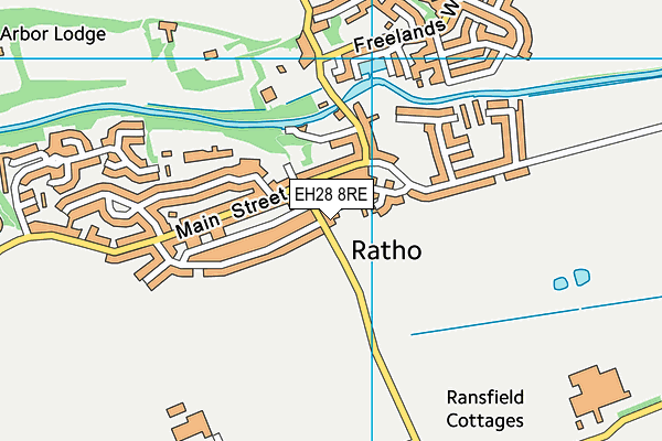 EH28 8RE map - OS VectorMap District (Ordnance Survey)
