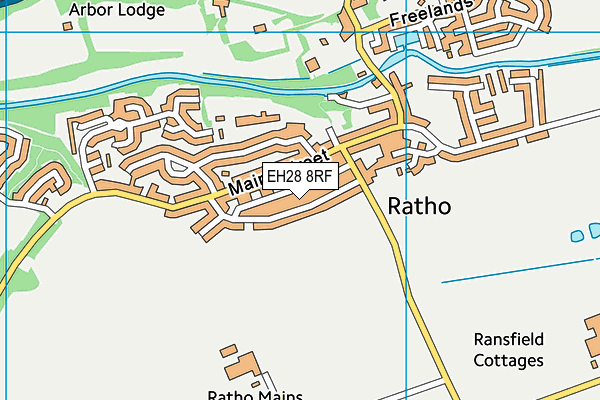EH28 8RF map - OS VectorMap District (Ordnance Survey)