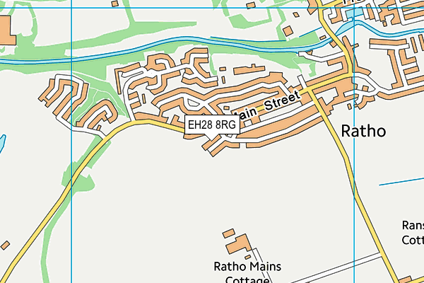 EH28 8RG map - OS VectorMap District (Ordnance Survey)