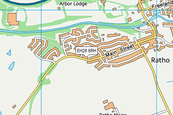 EH28 8RH map - OS VectorMap District (Ordnance Survey)