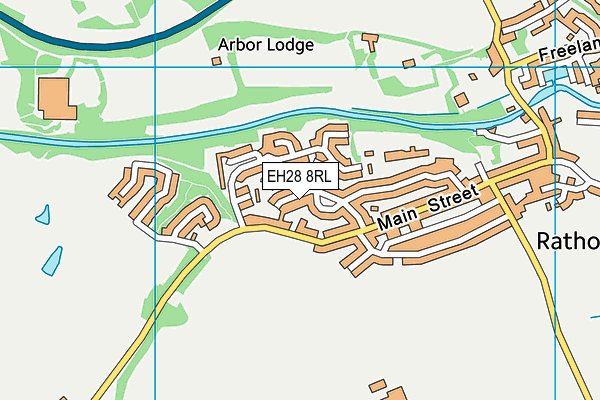 EH28 8RL map - OS VectorMap District (Ordnance Survey)