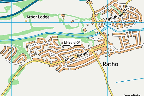 EH28 8RP map - OS VectorMap District (Ordnance Survey)