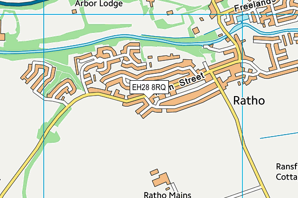 EH28 8RQ map - OS VectorMap District (Ordnance Survey)