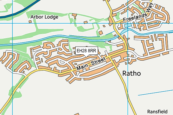 EH28 8RR map - OS VectorMap District (Ordnance Survey)