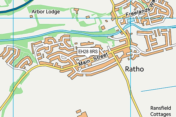 EH28 8RS map - OS VectorMap District (Ordnance Survey)