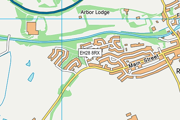 EH28 8RX map - OS VectorMap District (Ordnance Survey)