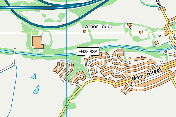 EH28 8SA map - OS VectorMap District (Ordnance Survey)