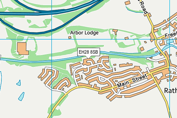 EH28 8SB map - OS VectorMap District (Ordnance Survey)