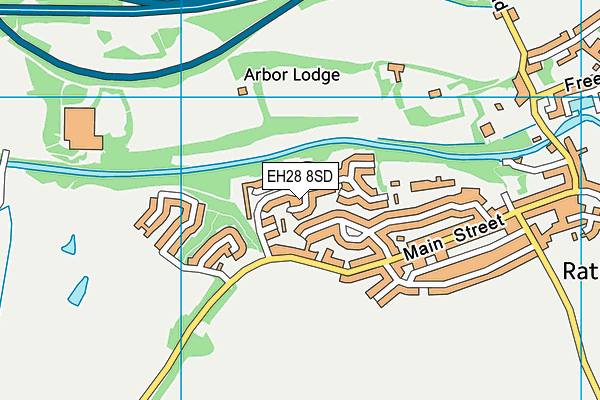 EH28 8SD map - OS VectorMap District (Ordnance Survey)