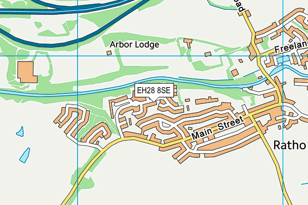 EH28 8SE map - OS VectorMap District (Ordnance Survey)