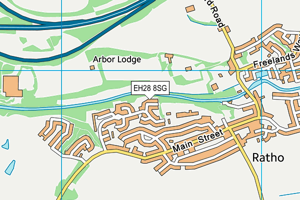 EH28 8SG map - OS VectorMap District (Ordnance Survey)