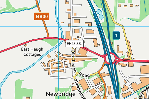 EH28 8SJ map - OS VectorMap District (Ordnance Survey)