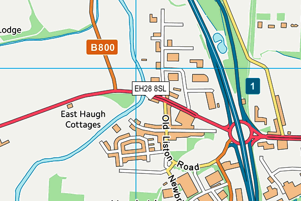 EH28 8SL map - OS VectorMap District (Ordnance Survey)