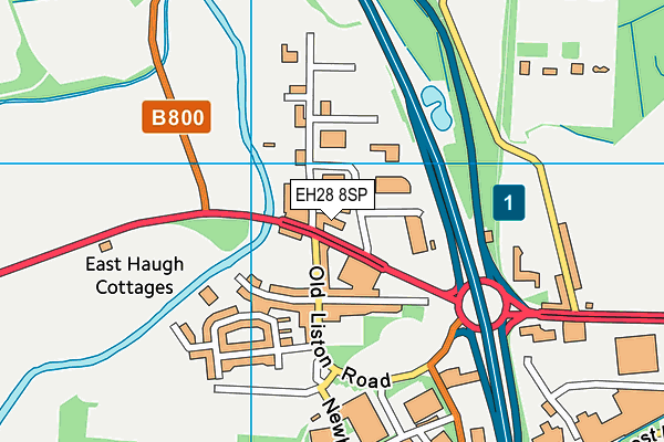 EH28 8SP map - OS VectorMap District (Ordnance Survey)