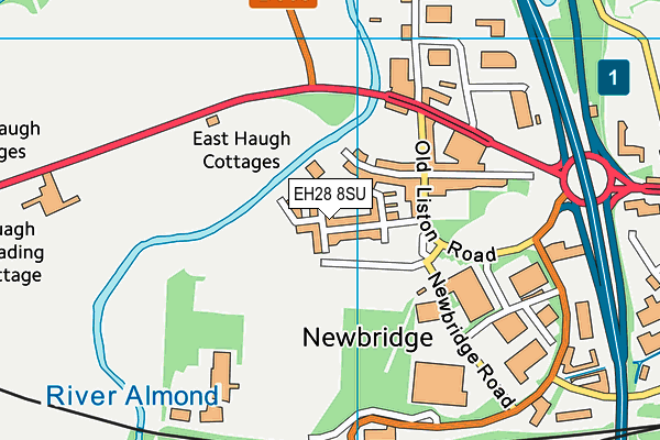 EH28 8SU map - OS VectorMap District (Ordnance Survey)