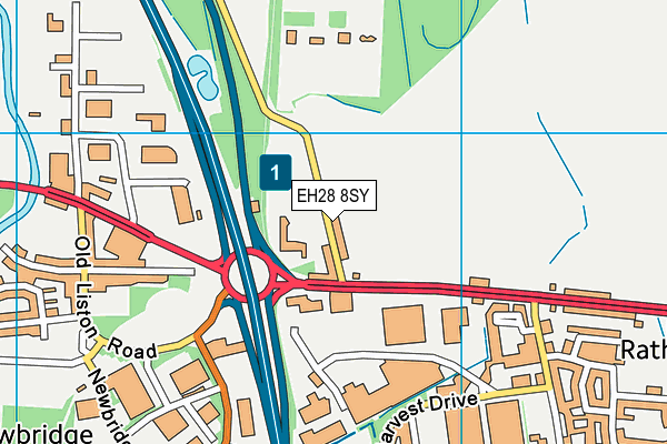 EH28 8SY map - OS VectorMap District (Ordnance Survey)