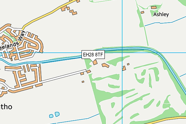EH28 8TF map - OS VectorMap District (Ordnance Survey)
